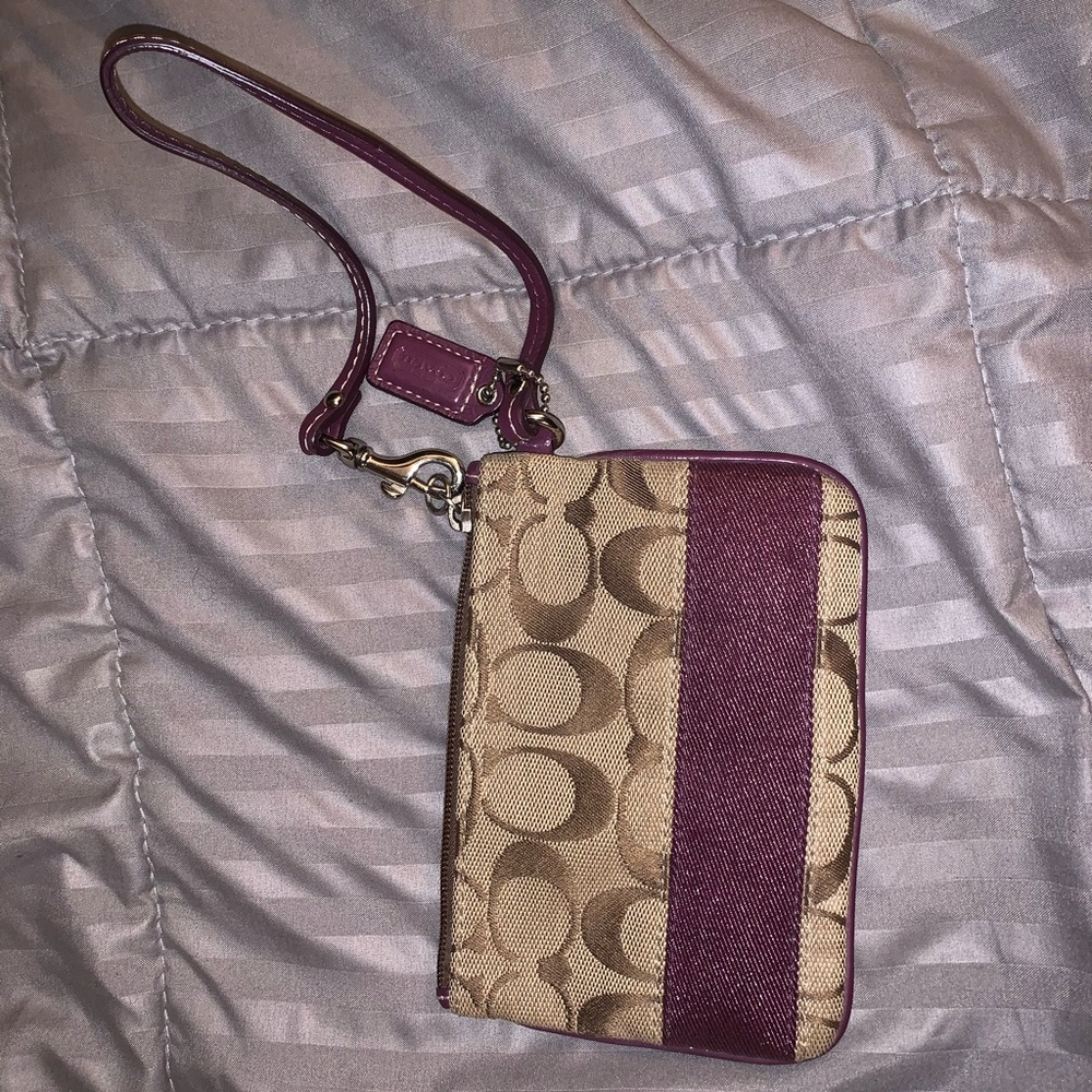 Coach wristlet